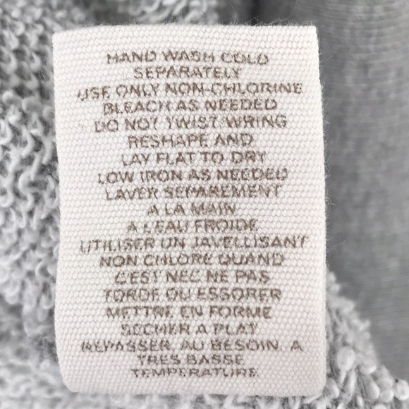 Free People Oversized Sweatshirt Small Relaxed Boho Fit Floral Lace Cottagecore - Picture 14 of 14